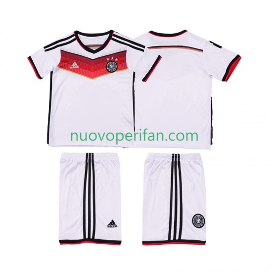 Maglie da Calcio Germania 2014 Retro Bambino Prima Tenuta Maniche Corte