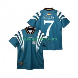 Maglie da Calcio Germania MOLLER 7 1996 Retro Uomo Trasferta Tenuta Maniche Corte