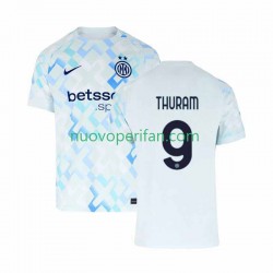 Maglie da Calcio Inter Milan Marcus Thuram 9 Uomo Trasferta Tenuta 2025-2026 Maniche Corte