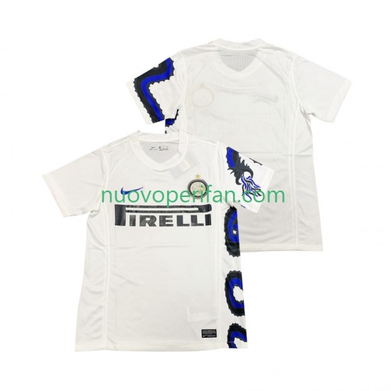 Maglie da Calcio Inter Milan Retro Uomo Trasferta Tenuta 2011 2010 Maniche Corte