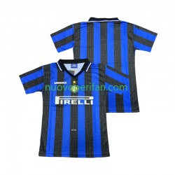 Maglie da Calcio Inter Milan 1997 Retro Uomo Prima Tenuta 1998 Maniche Corte
