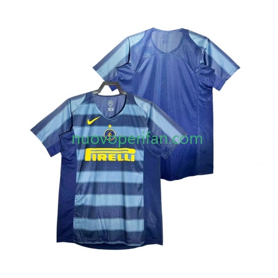 Maglie da Calcio Inter Milan 2005 Retro Uomo Alternativa Tenuta 2004 Maniche Corte
