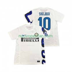 Maglie da Calcio Inter Milan SNEIJDER 10 Retro Uomo Trasferta Tenuta 2011 2010 Maniche Corte