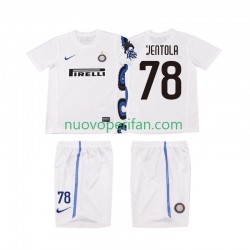 Maglie da Calcio Inter Milan VENTOLA 78 Retro Bambino Trasferta Tenuta 2011 2010 Maniche Corte