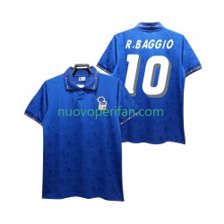 Maglie da Calcio Italia Roberto Baggio 10 Retro Uomo Prima Tenuta 1994 Maniche Corte