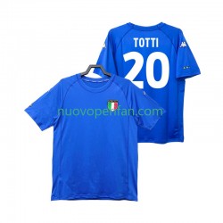 Maglie da Calcio Italia Totti 20 2000 Retro Uomo Prima Tenuta Maniche Corte