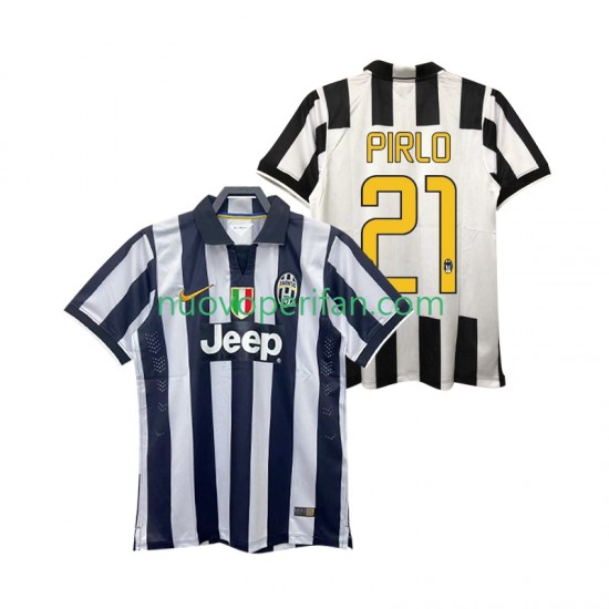 Maglie da Calcio Juventus Andrea Pirlo 21 2014 2015 Retro Uomo Prima Tenuta Maniche Corte