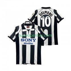 Maglie da Calcio Juventus DEL PIERO 10 1997 Retro Uomo Prima Tenuta 1998 Maniche Corte