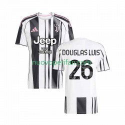 Maglie da Calcio Juventus Douglas Luiz 26 Uomo Prima Tenuta 2025-2026 Maniche Corte