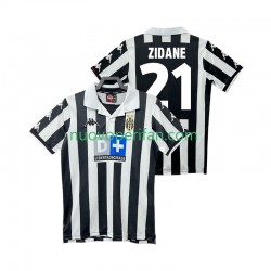 Maglie da Calcio Juventus ZIDANE 21 2000 Retro Uomo Prima Tenuta 1999 Maniche Corte