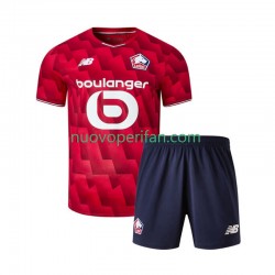 Maglie da Calcio LOSC Lille Bambino Prima Tenuta 2025-2026 Maniche Corte