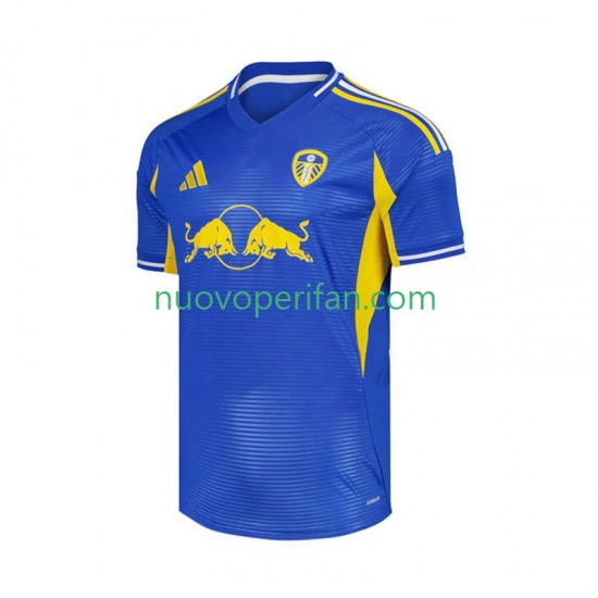 Maglie da Calcio Leeds United Uomo Trasferta Tenuta 2025-2026 Maniche Corte