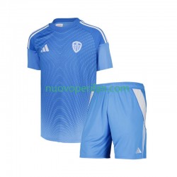 Maglie da Calcio Leeds United Portiere Bambino Prima Tenuta 2025-2026 Maniche Corte