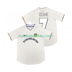 Maglie da Calcio Leeds United KEANE 7 2000 2001 Retro Uomo Prima Tenuta Maniche Corte