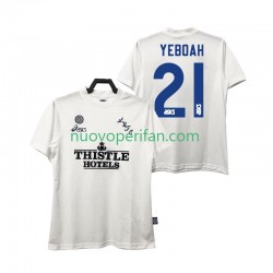Maglie da Calcio Leeds United YEBOAH 21 1995 1996 Retro Uomo Prima Tenuta Maniche Corte