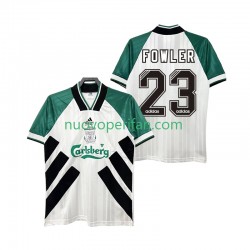 Maglie da Calcio Liverpool FOWLER 23 1993 1995 Retro Uomo Trasferta Tenuta Maniche Corte