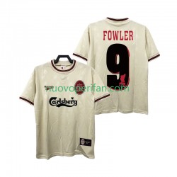 Maglie da Calcio Liverpool FOWLER 9 1996 1997 Retro Uomo Trasferta Tenuta Maniche Corte