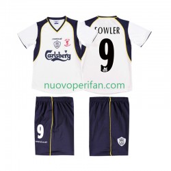 Maglie da Calcio Liverpool FOWLER 9 LWP 2001 Retro Uomo Trasferta Tenuta 2002 Maniche Corte