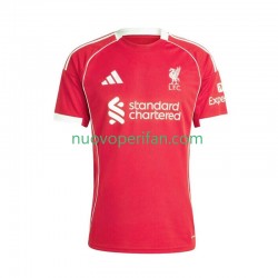 Maglie da Calcio Liverpool Uomo Prima Tenuta 2025-2026 Maniche Corte