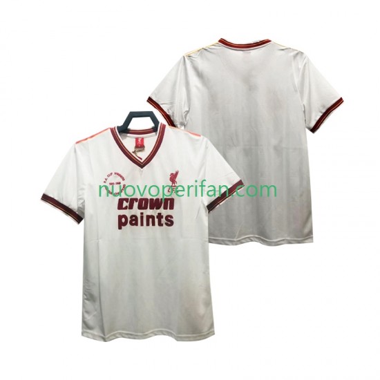 Maglie da Calcio Liverpool 1985 1986 Retro Uomo Trasferta Tenuta Maniche Corte