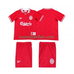 Maglie da Calcio Liverpool LWP 1996 1997 Retro Bambino Prima Tenuta Maniche Corte