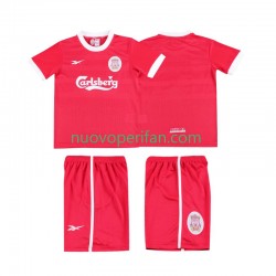 Maglie da Calcio Liverpool LWP 1997 Retro Bambino Prima Tenuta 1998 Maniche Corte