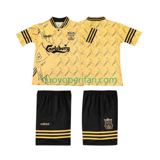 Maglie da Calcio Liverpool LWP 1996 Retro Bambino Alternativa Tenuta 1994 Maniche Corte