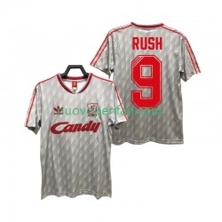Maglie da Calcio Liverpool Rush 9 1989 1991 Retro Uomo Trasferta Tenuta Maniche Corte