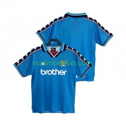 Maglie da Calcio Manchester City 1997 Retro Uomo Prima Tenuta 1998 Maniche Corte
