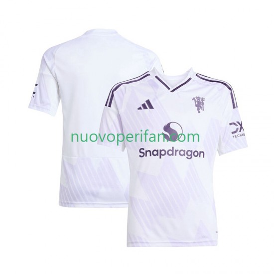 Maglie da Calcio Manchester United Uomo Trasferta Tenuta 2025-2026 Maniche Corte