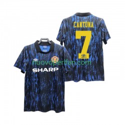 Maglie da Calcio Manchester United CANTONA 7 1993 Retro Uomo Prima Tenuta Maniche Corte