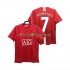 Maglie da Calcio Manchester United RONALDO 7 Premier League 2007 Retro Uomo Prima Tenuta 2008 Maniche Corte
