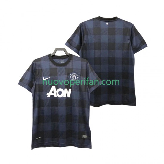Maglie da Calcio Manchester United 2013 2014 Retro Uomo Trasferta Tenuta Maniche Corte