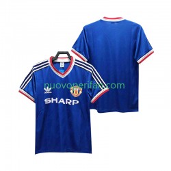 Maglie da Calcio Manchester United 1986 1988 Retro Uomo Alternativa Tenuta Maniche Corte