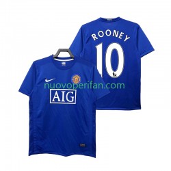 Maglie da Calcio Manchester United Rooney 10 2009 Retro Uomo Alternativa Tenuta 2008 Maniche Corte