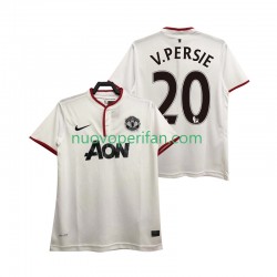 Maglie da Calcio Manchester United V PERSIE 20 2013 2014 Retro Uomo Alternativa Tenuta Maniche Corte