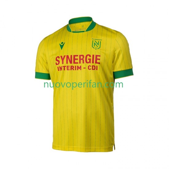 Maglie da Calcio Nantes Uomo Prima Tenuta 2025-2026 Maniche Corte
