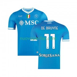 Maglie da Calcio Napoli Kevin De Bruyne 11 Uomo Prima Tenuta 2025-2026 Maniche Corte