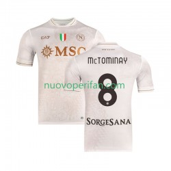 Maglie da Calcio Napoli Scott McTominay 8 Uomo Trasferta Tenuta 2025-2026 Maniche Corte