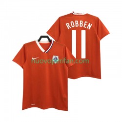 Maglie da Calcio Paesi Bassi ROBBEN 11 Retro Uomo Prima Tenuta 2008 Maniche Corte