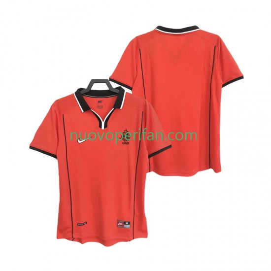 Maglie da Calcio Paesi Bassi Retro Uomo Prima Tenuta 1998 Maniche Corte