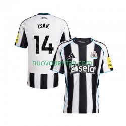 Maglie da Calcio Newcastle United Alexander Isak 14 Uomo Prima Tenuta 2025-2026 Maniche Corte