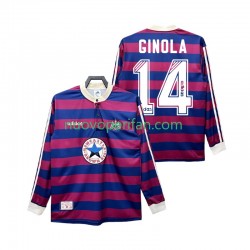Maglie da Calcio Newcastle United GINOLA 14 1995 1997 Retro Uomo Trasferta Tenuta Maniche Lunghe