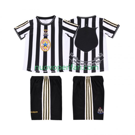 Maglie da Calcio Newcastle United 1997 Retro Bambino Prima Tenuta 1999 Maniche Corte