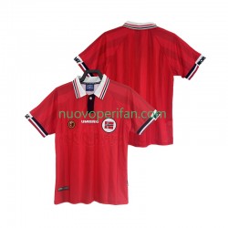 Maglie da Calcio Norvegia Retro Uomo Prima Tenuta 1998 Maniche Corte