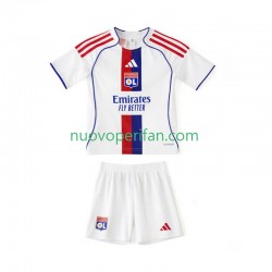 Maglie da Calcio Olympique Lyonnais Bambino Prima Tenuta 2025-2026 Maniche Corte