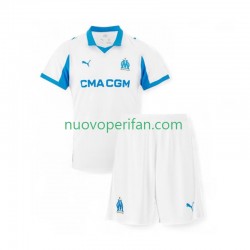 Maglie da Calcio Olympique de Marseille Bambino Prima Tenuta 2025-2026 Maniche Corte