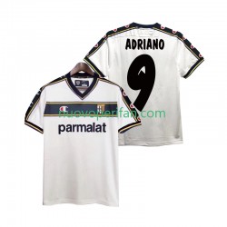 Maglie da Calcio Parma ADRIANO 9 2003 Retro Uomo Trasferta Tenuta 2002 Maniche Corte