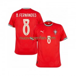 Maglie da Calcio Portogallo Bruno Fernandes 8 Uomo Prima Tenuta 2025-2026 Maniche Corte