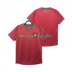 Maglie da Calcio Portogallo Retro Uomo Prima Tenuta 2006 Maniche Corte